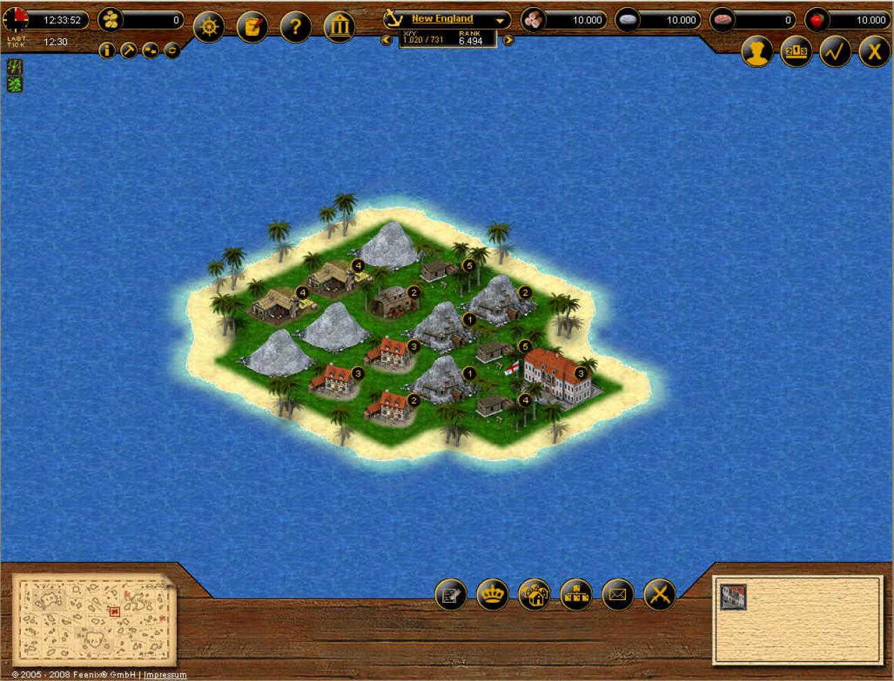 [07/01/2009] Gerade die winzigen Inseln von Age of Pirates eigenen sich für Plantagen.