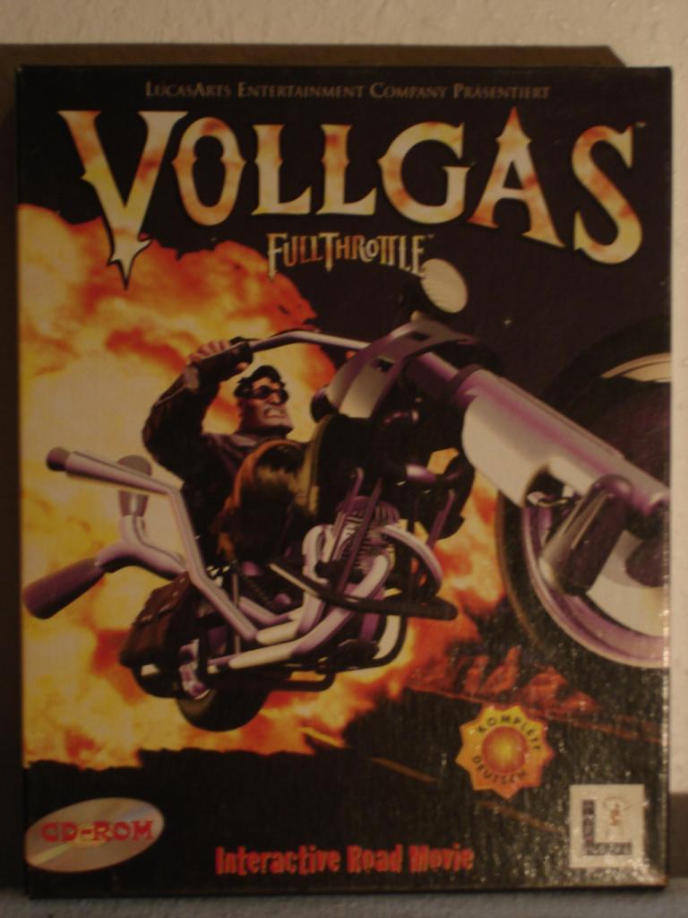 [08/01/2009] Eingesendet von Mothman - Noch ein Spiel, das Mothmans aktuellem Foren-Avater in Nichts nachsteht: Full Throttle: Vollgas von Lucas Arts.