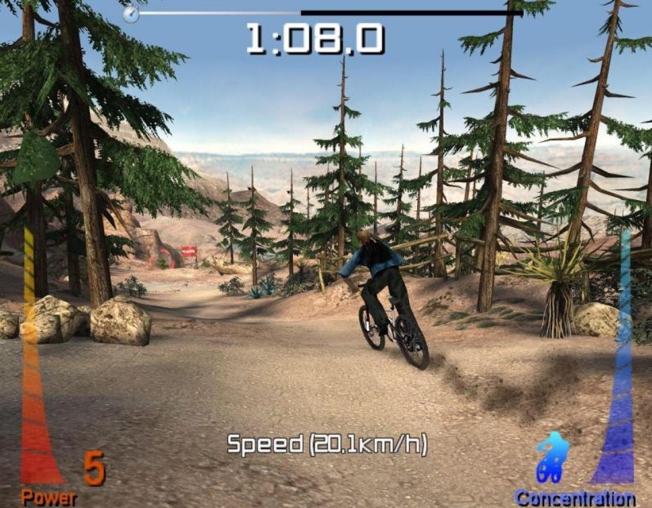 [23/01/2009] Mountain Bike Adrenaline„Mit Dreistigkeit zum Erfolg“ funktioniert auch immer seltener. Wenn das Spiel schon keinerlei Adrenalin-Ausschüttung hervorruft, muss „Adrenalin“ wenigstens im Titel stehen. Geschicktes Überspielen von Nichtvorhandensein, unfasslich (Mein Vater pflegte immer zu sagen „Was drauf steht, ist auch drin.“ Bei Klößen aus der Dose zum Beispiel. Oder Telefonverpackungen. Wie dem auch sei, Mountain Bike Adrenaline steht da als Beweis, dass Gegenteiliges der Fall sein kann. Seit dem bin ich vorsichtig geworden, was Klöße aus der Dose angeht, Anm. d. Redakteurs). Ebenfalls schlimm: Radeln war noch nie so bockschwer. In erschreckender Regelmäßigkeit fallen Sie vom Fahrrad oder kommen von der gefühlt ein Zentimeter breiten Piste ab. Oder bleiben an Felsen hängen. Oder …