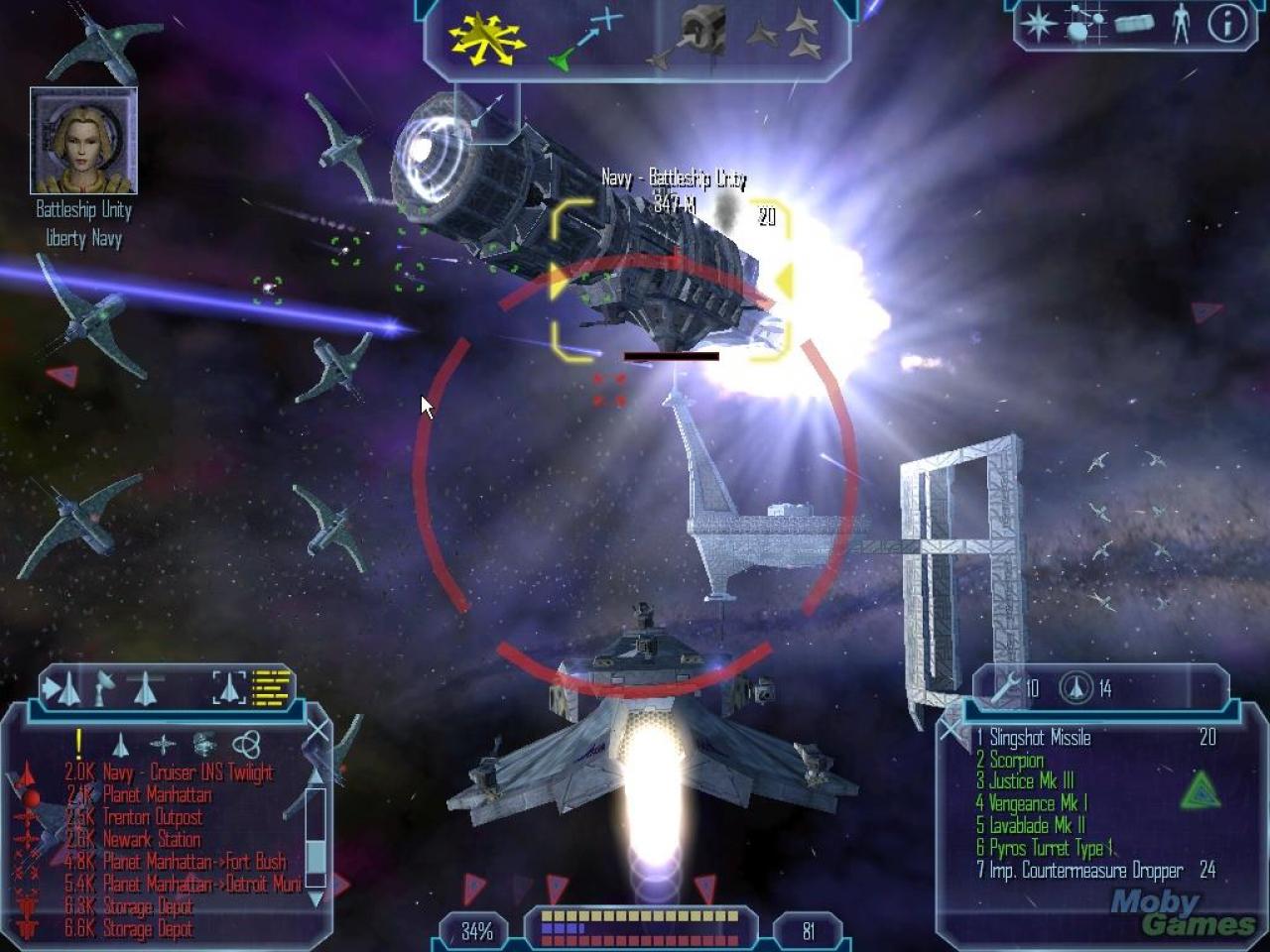 [06/01/2009] (2003) Freelancer, Digital Anvil [br]Der Quasi-Nachfolger von Starlancer verzichtet weitgehend auf ein enges Missions-Korsett. Die Spieler müssen der Handlung nicht mehr zwingend folgen, sondern können auf eigene Spur das All erforschen. Ferner wurde die Steuerung wesentlich entschlackt, was Freelancer auch für Einsteiger ideal machte. Trotzdem blieb das Spiel hinsichtlich der Verkäufe weit hinter den Erwartungen zurück. Das geplante Sequel für die Xbox 360 wurde vom Publisher Microsoft Game Studios kurzerhand eingestampft.