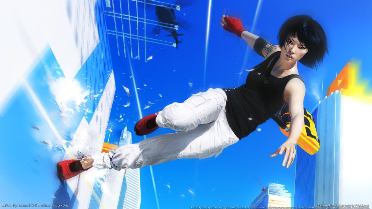 [30/01/2009] In Mirror's Edge dürfen wir uns die Reaction Time zunutze machen, damit wir uns ohne Probleme um das Rennen und die Sprünge kümmern können.