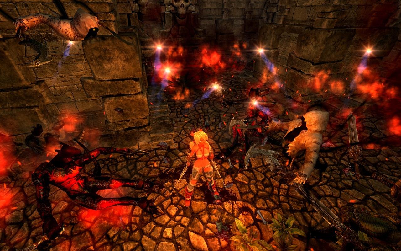 [11/01/2009] X-Blades: Screenshot aus dem Actionspiel.
