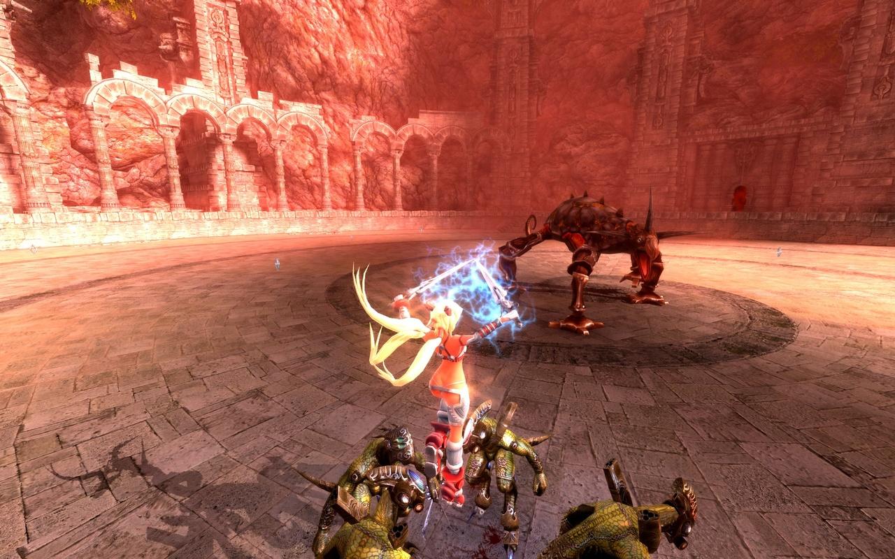 [11/01/2009] X-Blades: Screenshot aus dem Actionspiel.