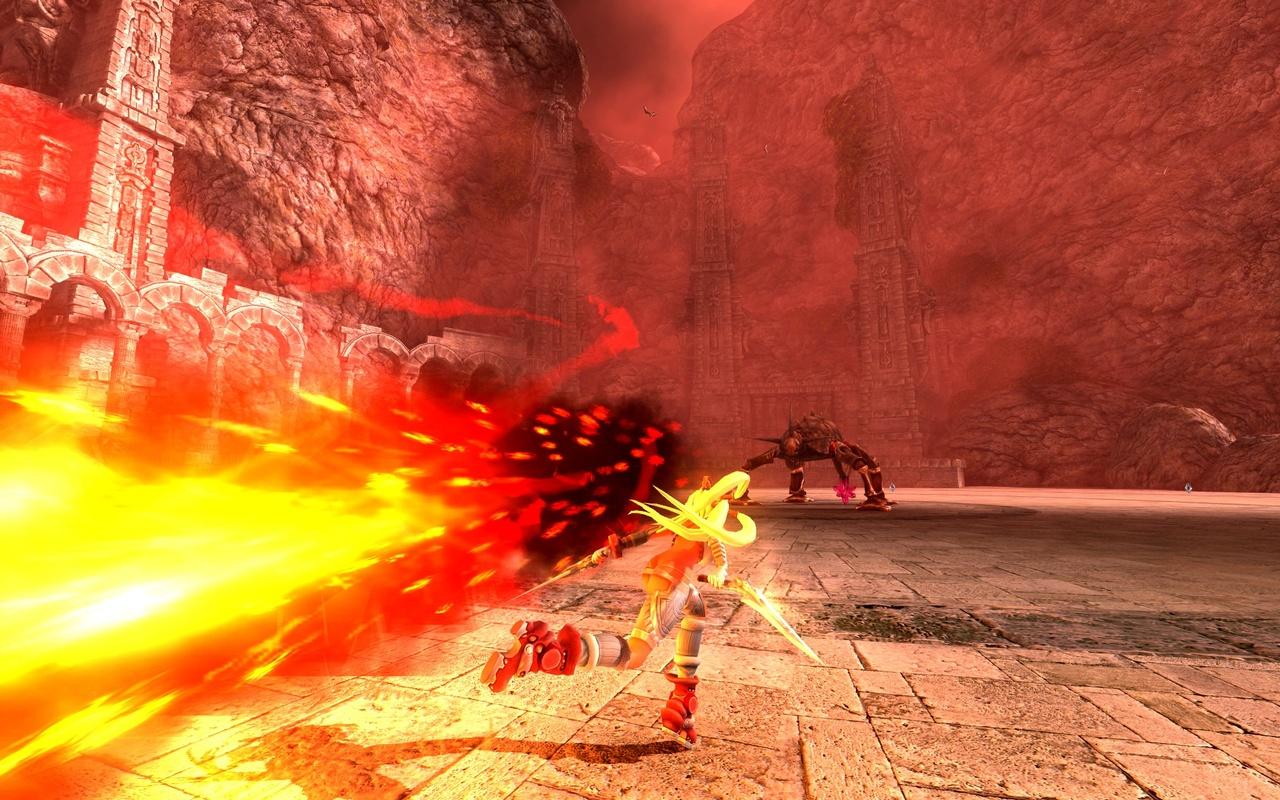 [11/01/2009] X-Blades: Screenshot aus dem Actionspiel.