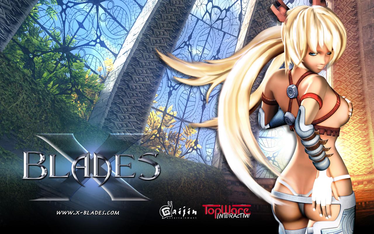 [21/02/2009] X-Blades-Wallpaper: Ayumi in virtueller Form.