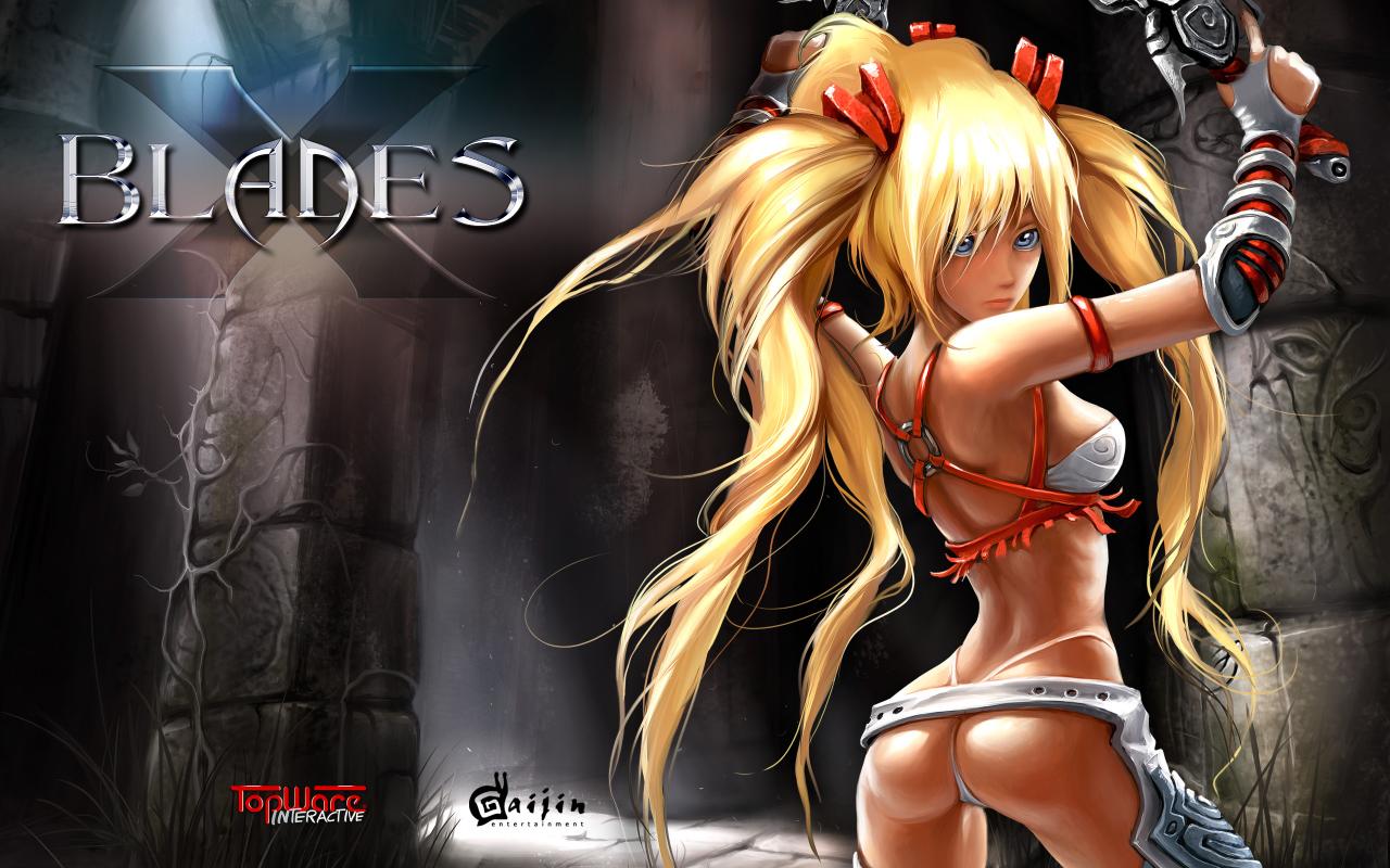 [21/02/2009] X-Blades-Wallpaper: Ayumi in virtueller Form.