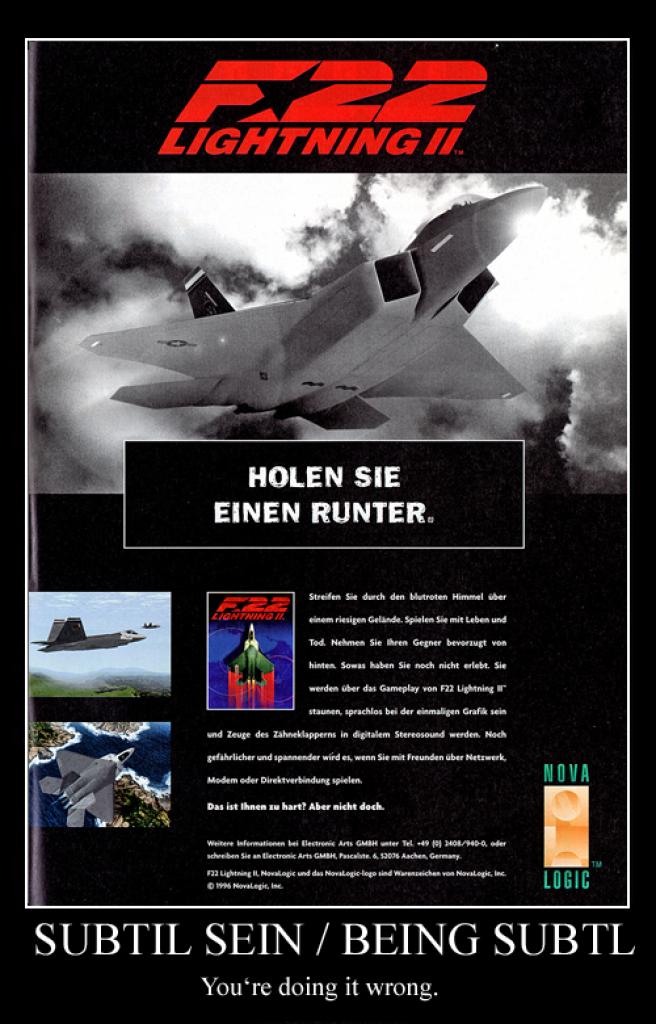 [17/03/2009] Noch eine moderne Adaption der vorigen Werbung.Mehr lustige Bilder gibt's auf www.lachschon.de!