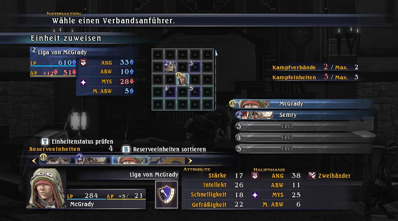 [20/03/2009] Nach circa zehn bis zwölf Spielstunden darf man endlich große Trupps zusammenstellen.