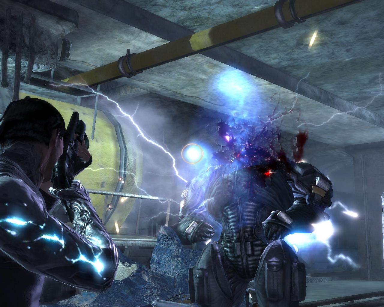 [24/03/2009] Dark Sector geizt nicht mit brutalen Effekten und ist daher zu Recht nur für Erwachsene geeignet.