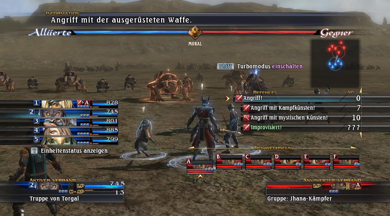 [20/03/2009] Bevor Sie Sequenzen wie im großen Bild zu sehen kriegen, müssen Sie Befehle erteilen.