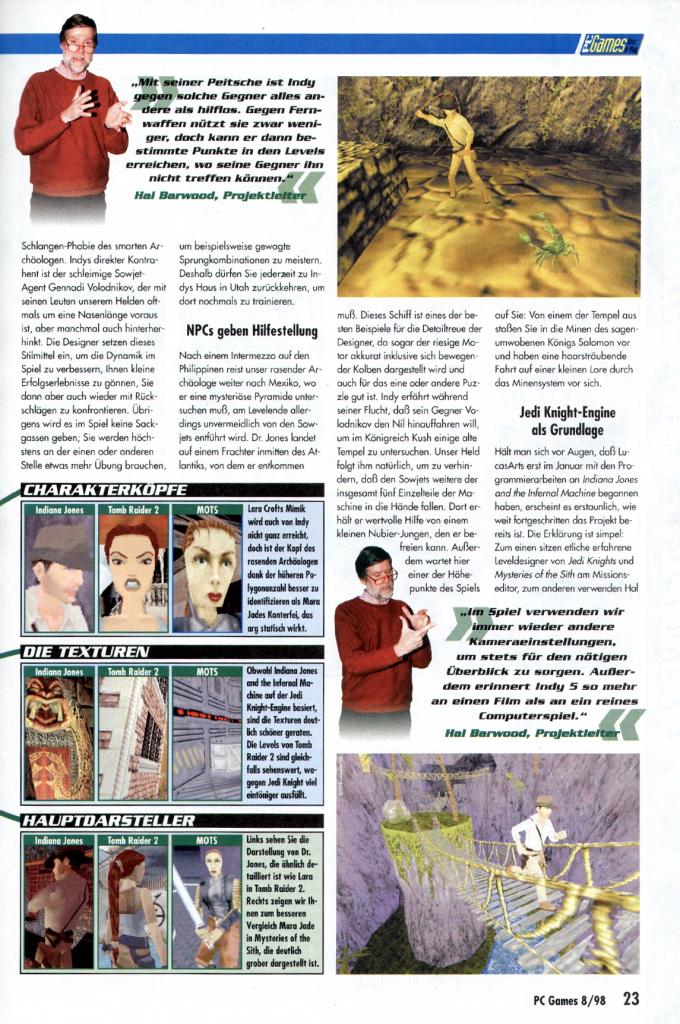 [15/04/2009] In seiner Art zu gestikulieren erinnert uns Hall Barwood irgendwie an ihn hier: Fliegende Autos. Zuletzt arbeitete Barwood an dem Spionage-Adventure Mata Hari, das im November 2008 erschien.