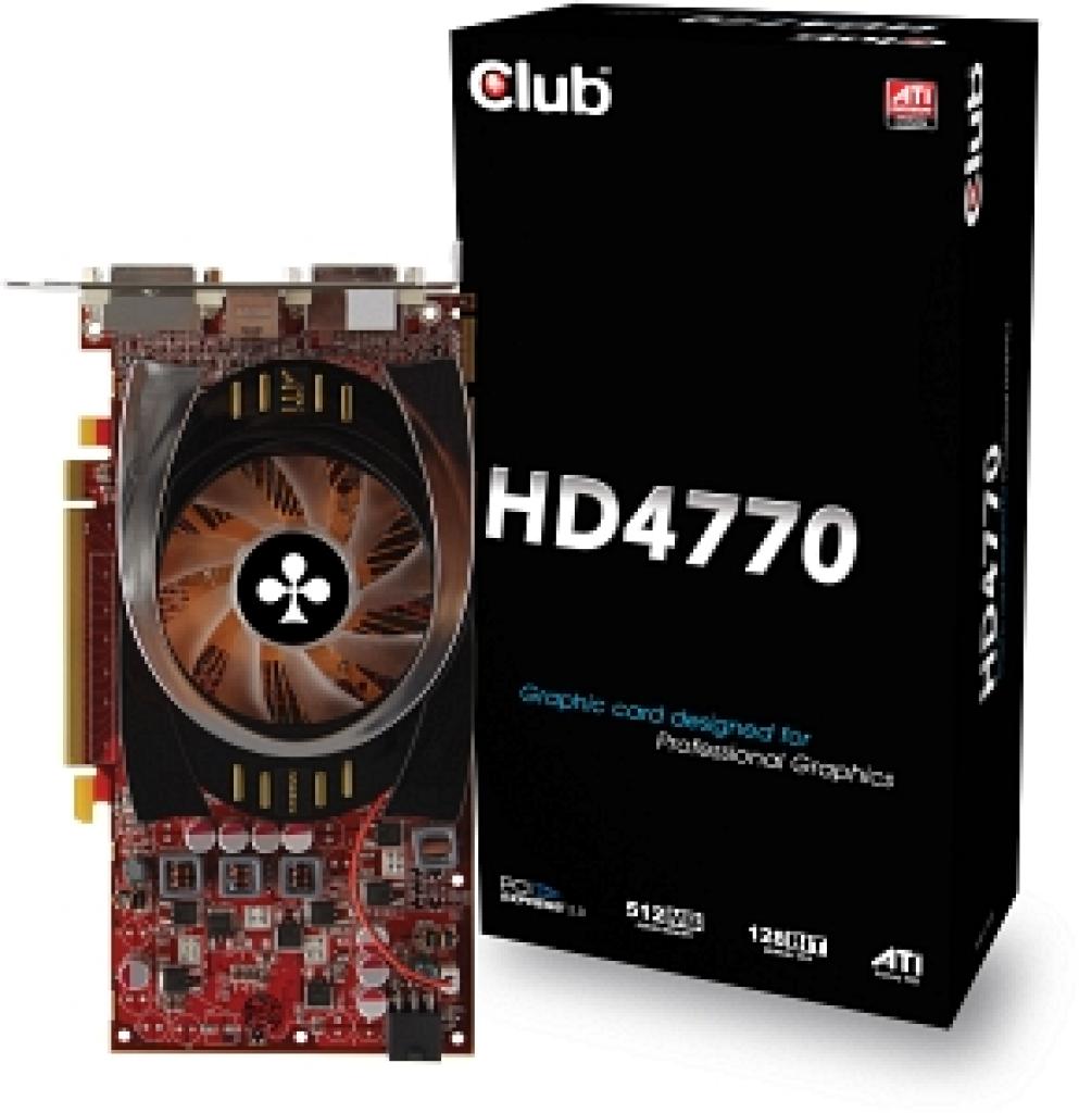 [15/05/2009] Platz 03: Club 3D Radeon HD 4770, 512MB GDDR5