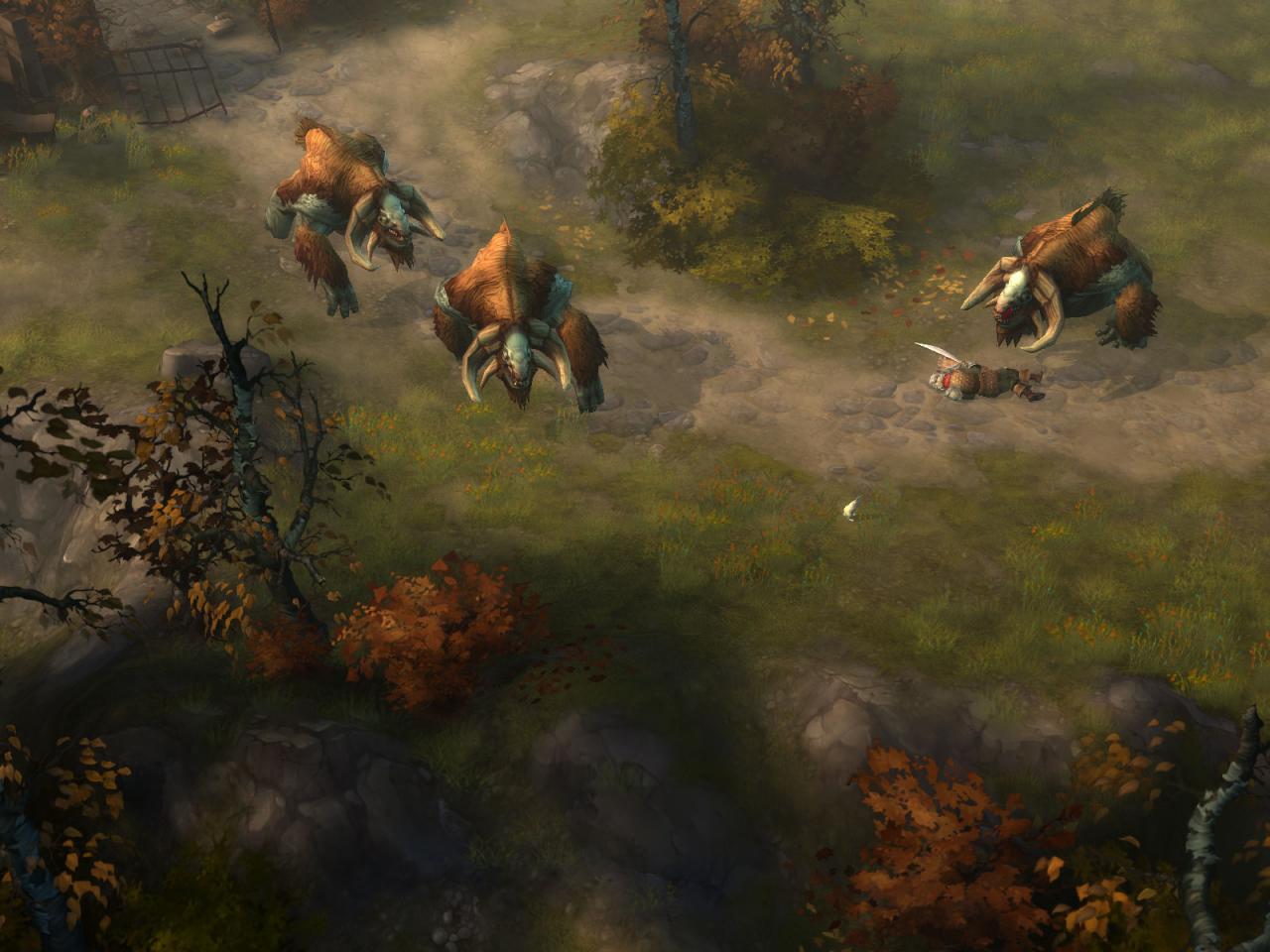 [04/05/2009] Diablo 3-Bestiarium: Die Bestie besitzt spitze Hörner.