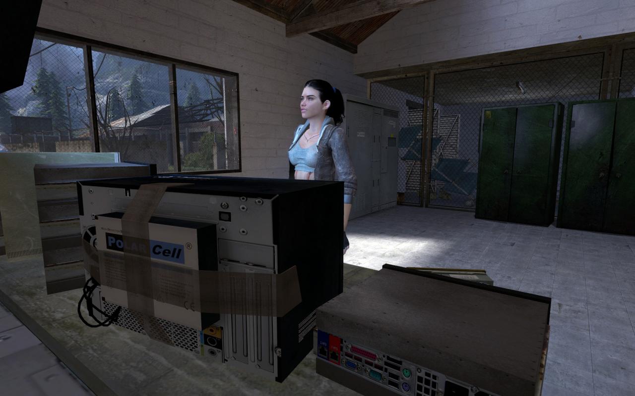 [03/05/2009] Alyx mit durchsichtigem Oberteil: Wem´s gefällt.Screenshots zur Cinematic-Mod-10.
