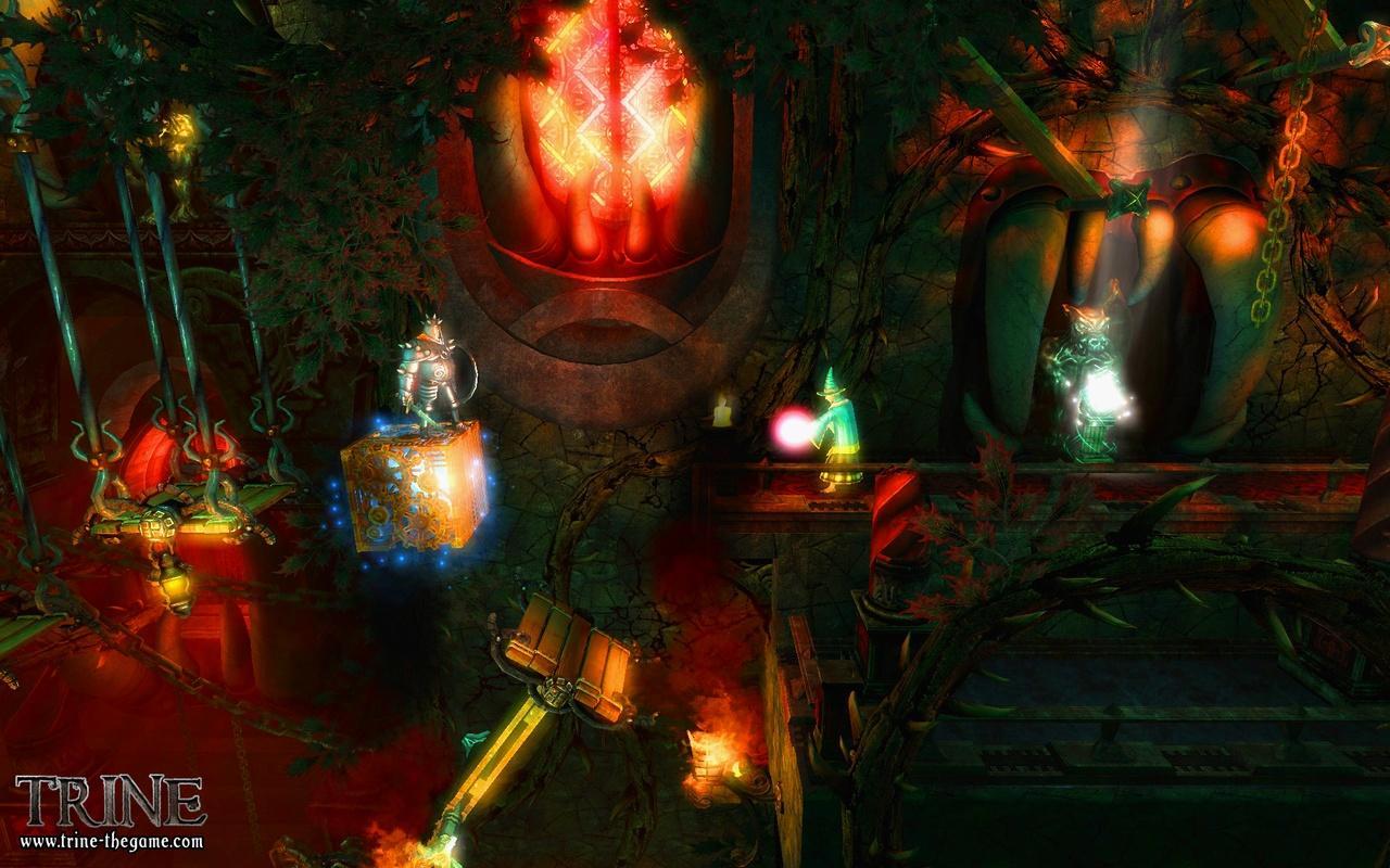 [17/05/2009] Im 2D-Jump'n'Run Trine können Sie zu zweit mit der implementierten Physik experimmentieren und sich mit Ihren unterschiedlichen Fähigkeiten gegenseitig aushelfen.