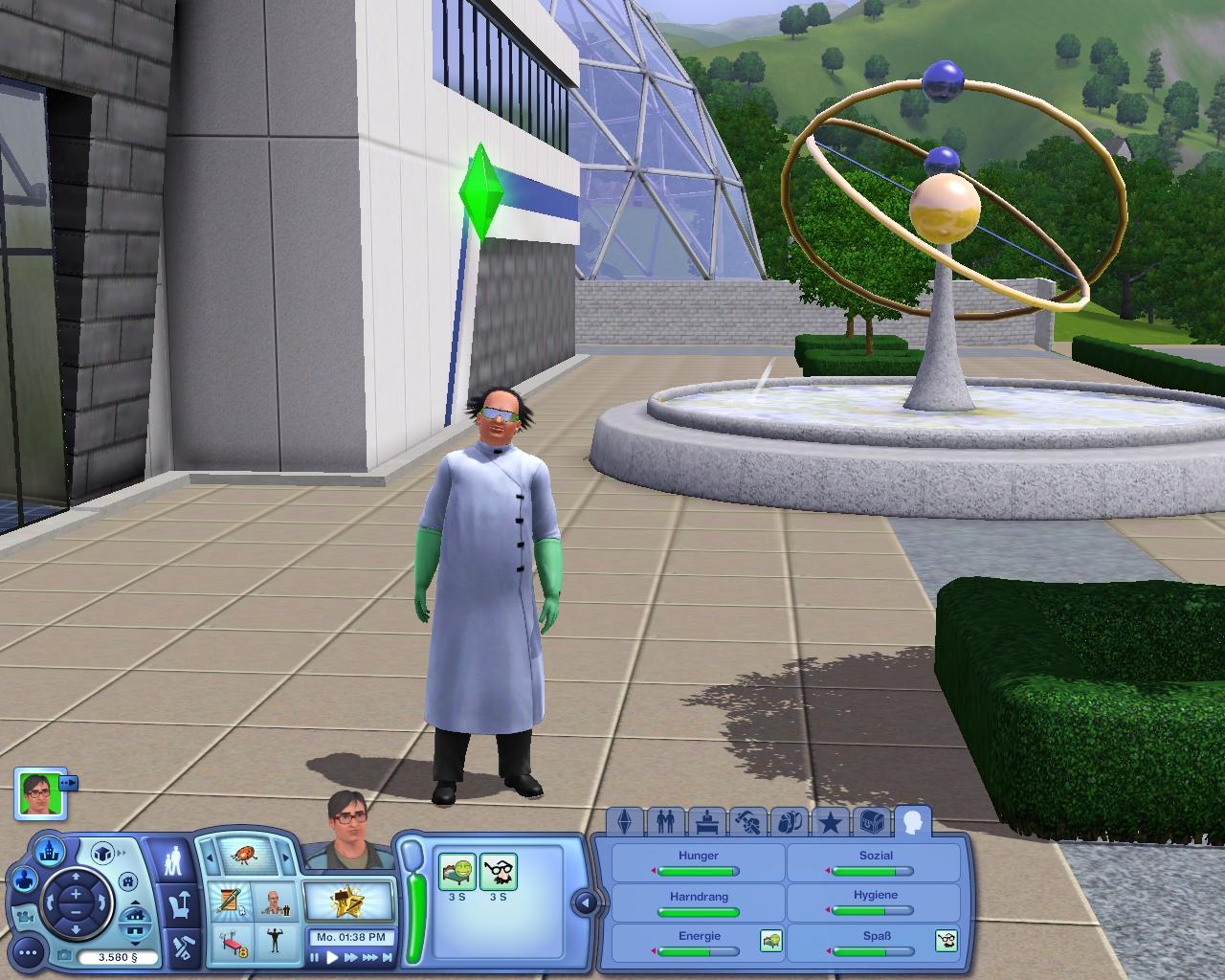 [22/06/2009] Als „Verrückter Wissenschaftler“ ist der Sim am Ziel seiner (durchgedrehten) Träume angelangt. Bei seinen Experimenten steht er über Moral und Ethik.