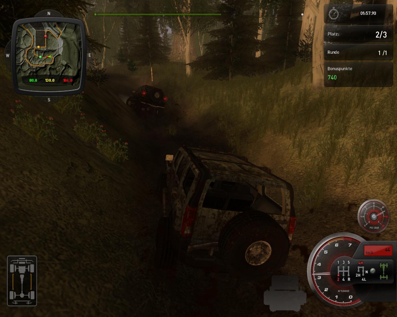 [02/06/2009] 4x4 Hummer-Screenshot (Geländewagen Simulator 2009) (2)