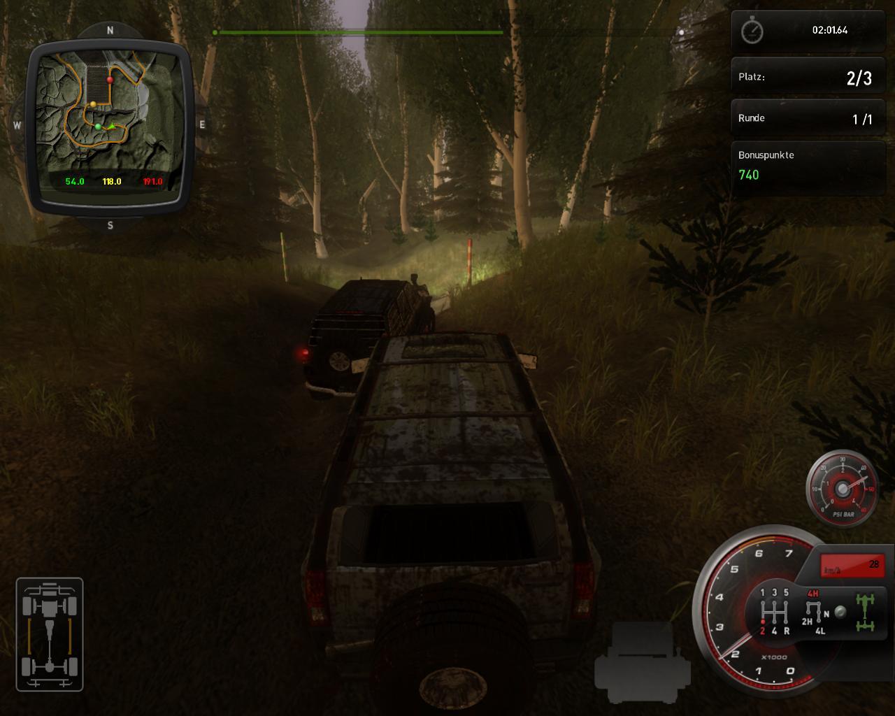 [02/06/2009] 4x4 Hummer-Screenshot (Geländewagen Simulator 2009) (3)