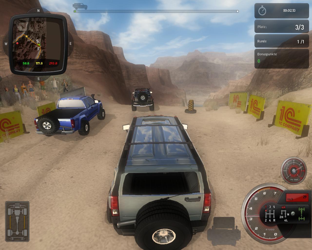 [02/06/2009] 4x4 Hummer-Screenshot (Geländewagen Simulator 2009) (5)