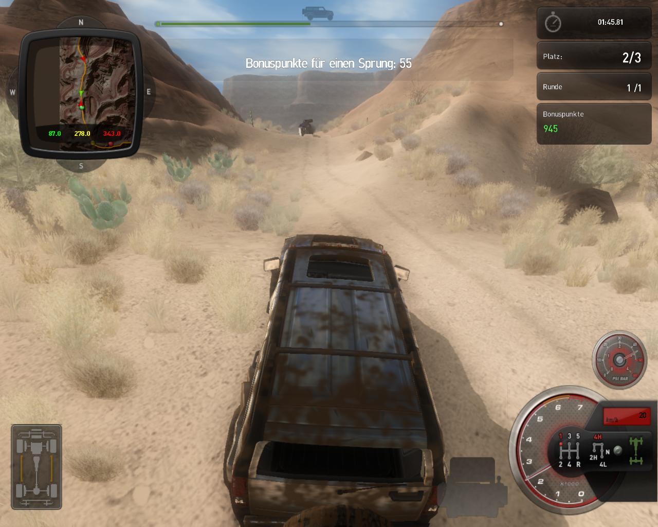 [02/06/2009] 4x4 Hummer-Screenshot (Geländewagen Simulator 2009) (7)