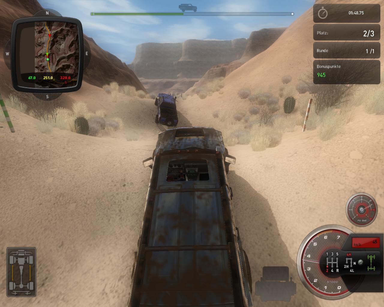 [02/06/2009] 4x4 Hummer-Screenshot (Geländewagen Simulator 2009) (9)