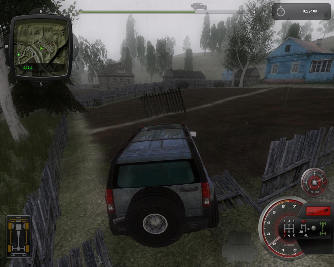 [02/06/2009] 4x4 Hummer-Screenshot (Geländewagen Simulator 2009) (14)