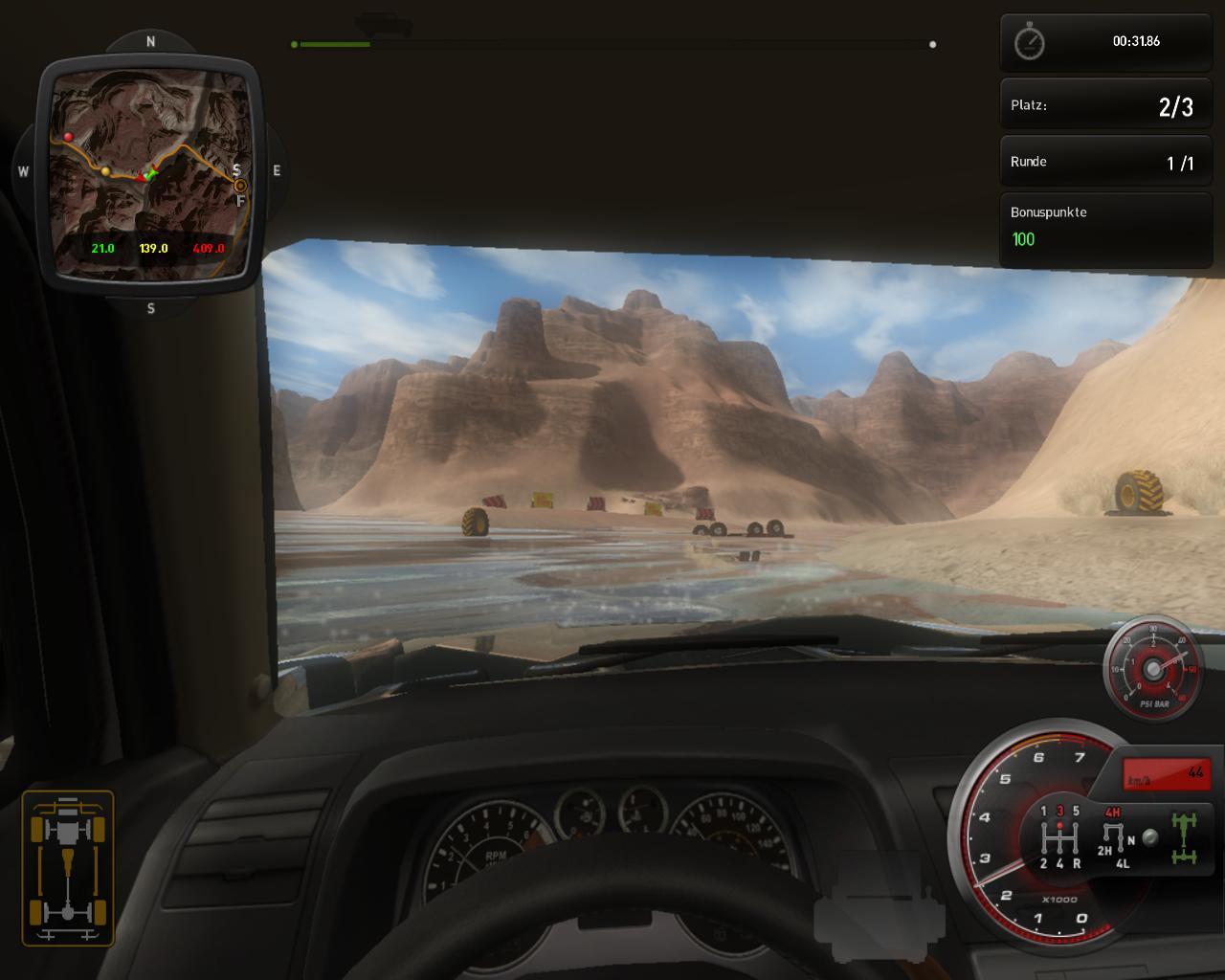 [02/06/2009] 4x4 Hummer-Screenshot (Geländewagen Simulator 2009) (22)