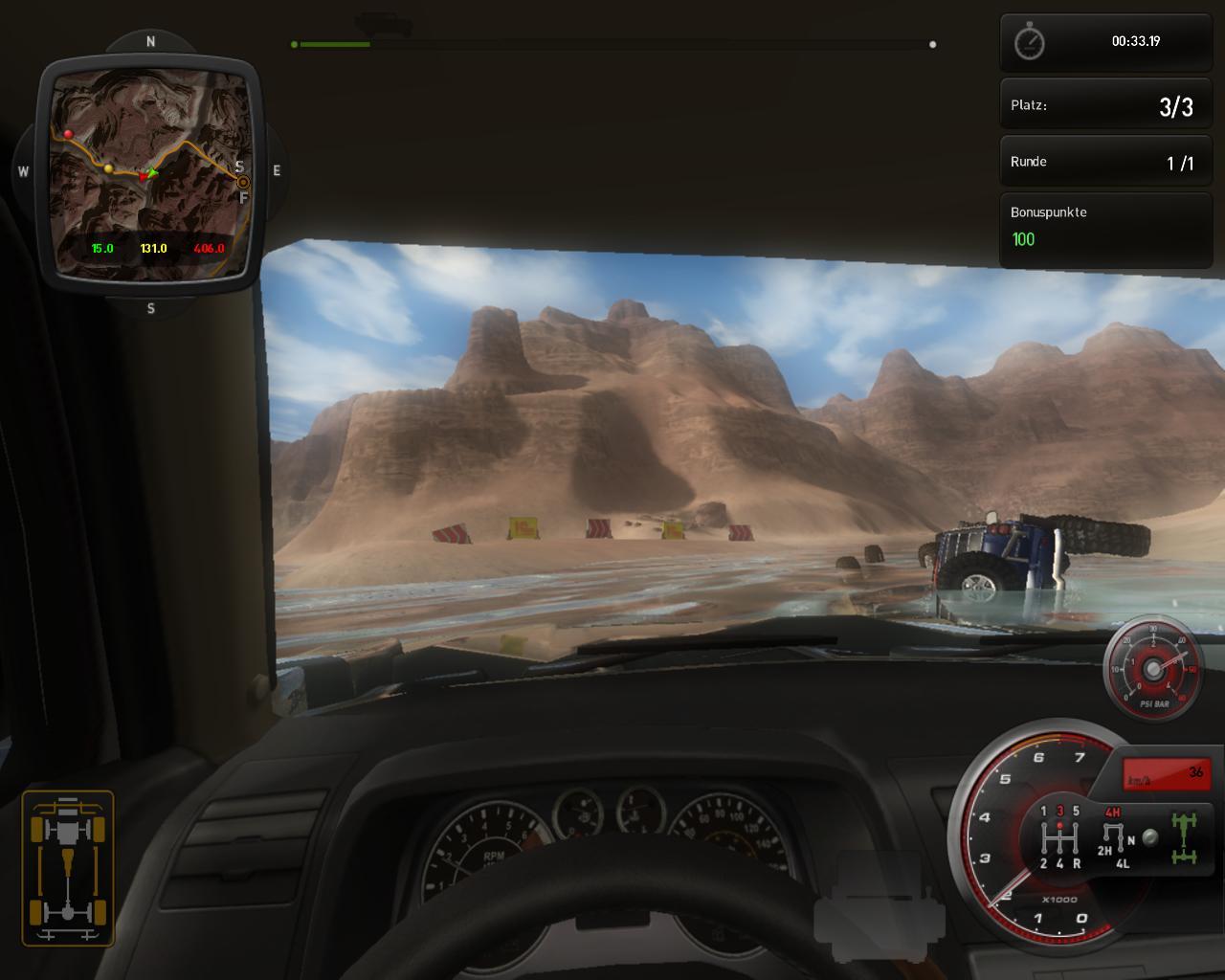 [02/06/2009] 4x4 Hummer-Screenshot (Geländewagen Simulator 2009) (24)