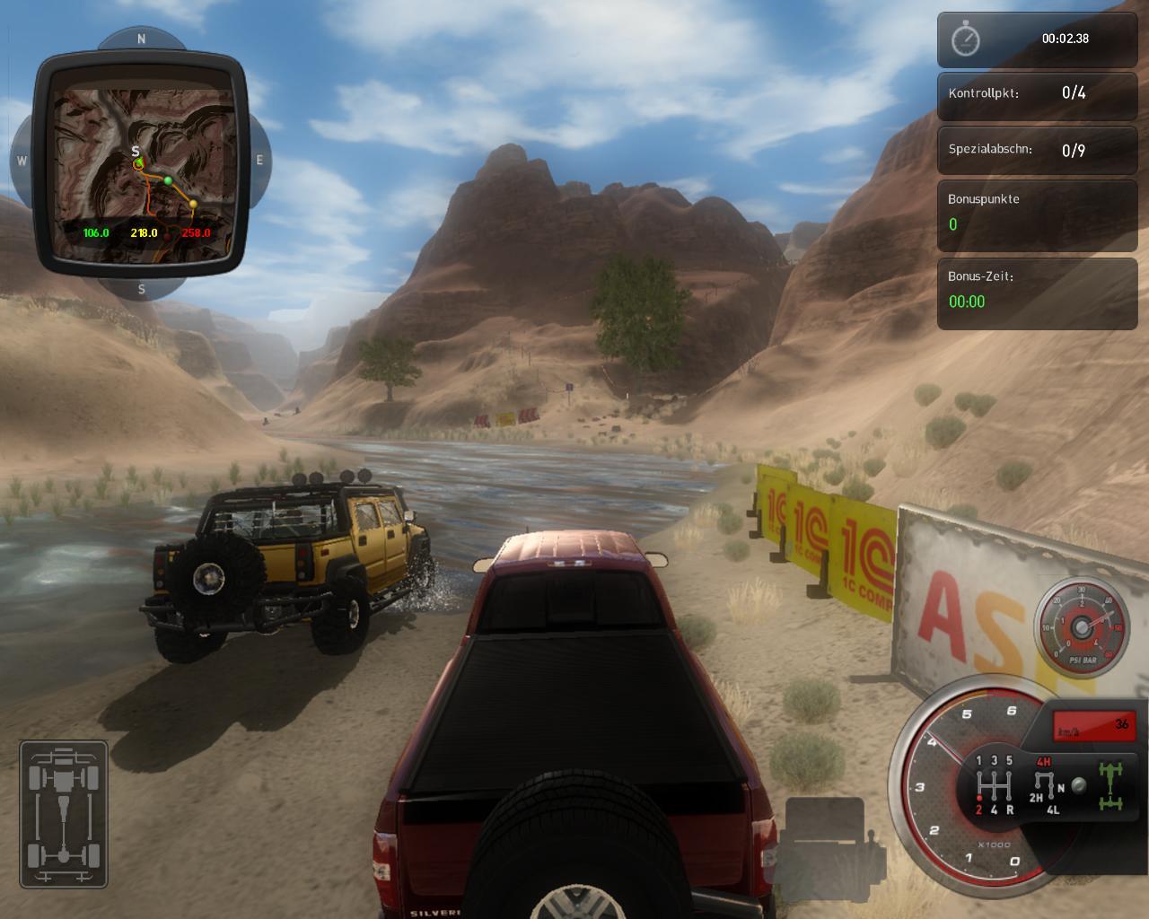 [02/06/2009] 4x4 Hummer-Screenshot (Geländewagen Simulator 2009) (32)