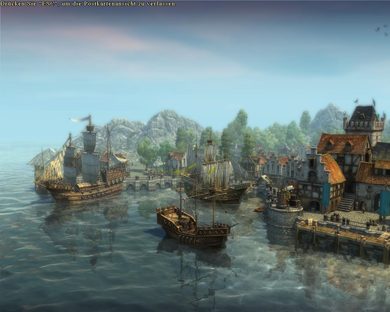 [29/06/2009] Anno 1404 - Atmosphärische Streuung niedrig (alle anderen Werte auf Maximal-Stufe)