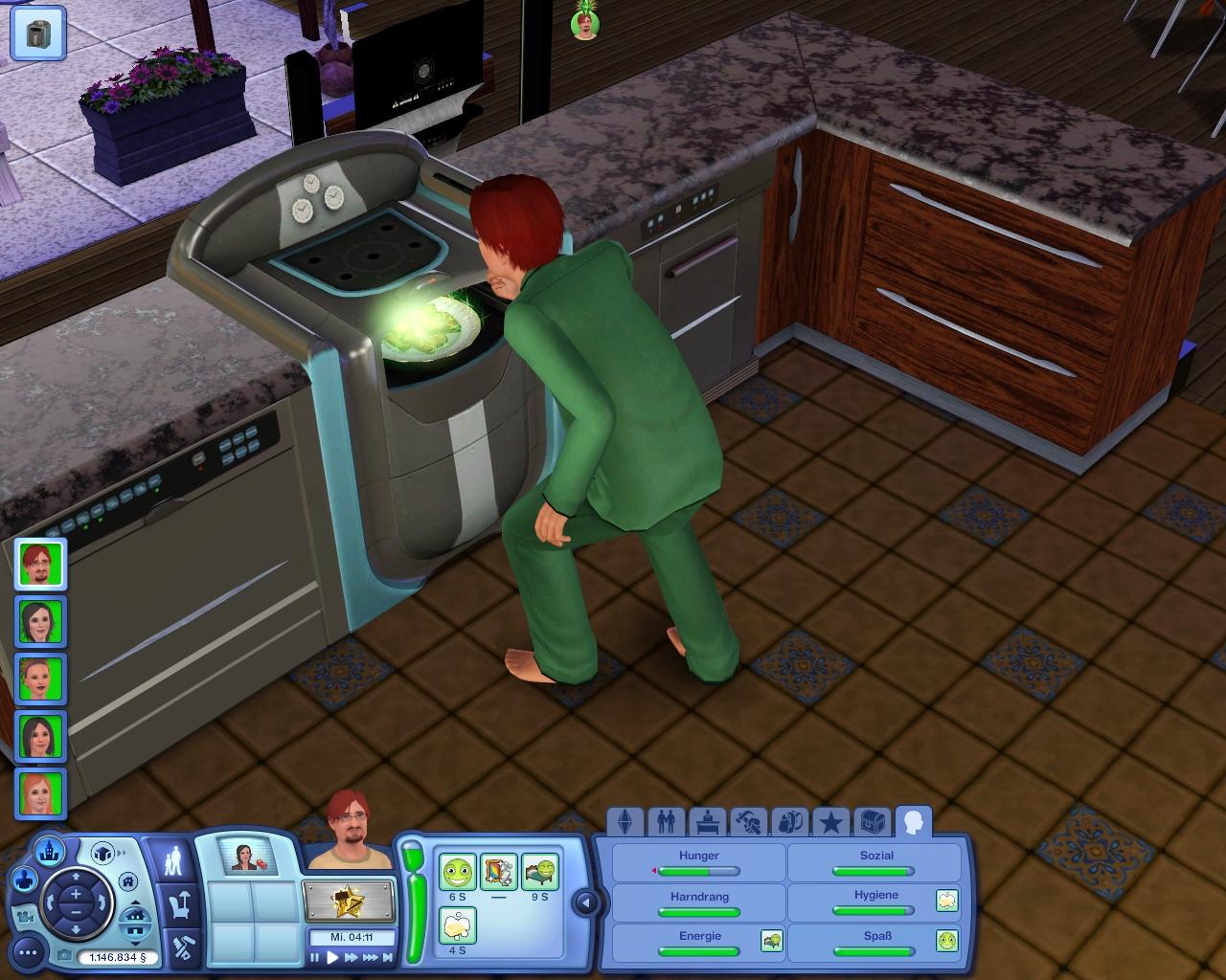 [12/06/2009] Mit dem Replikator bereiten Sims einmal programmierte Rezepte blitzschnell zu – ohne selbst den Kochlöffel zu schwingen!