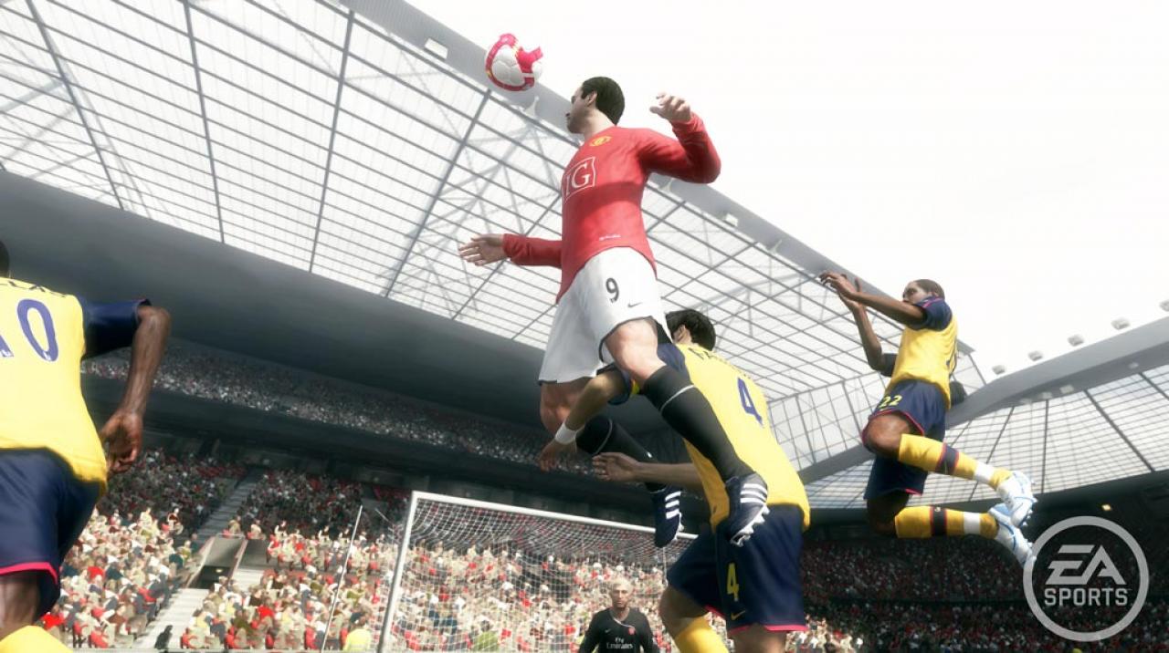 [04/06/2009] Screenshot aus der Konsolen-Version von FIFA 10.