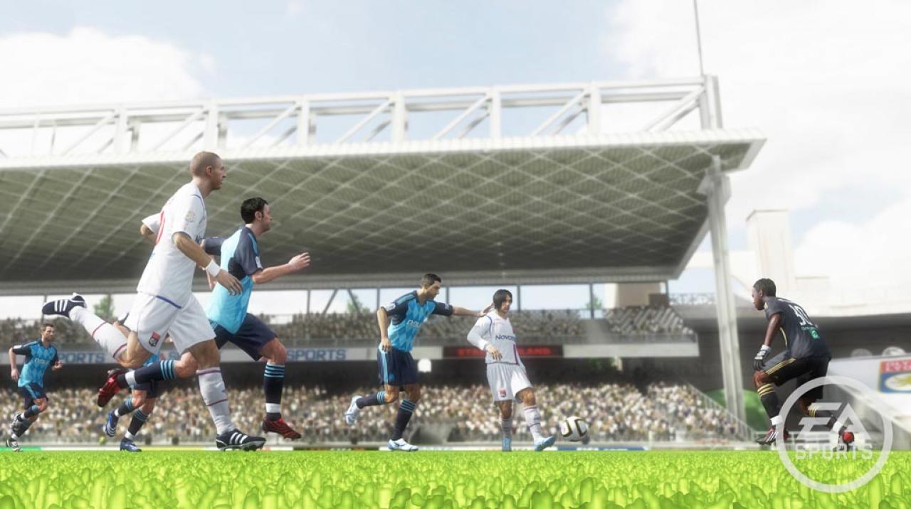 [04/06/2009] Screenshot aus der Konsolen-Version von FIFA 10.
