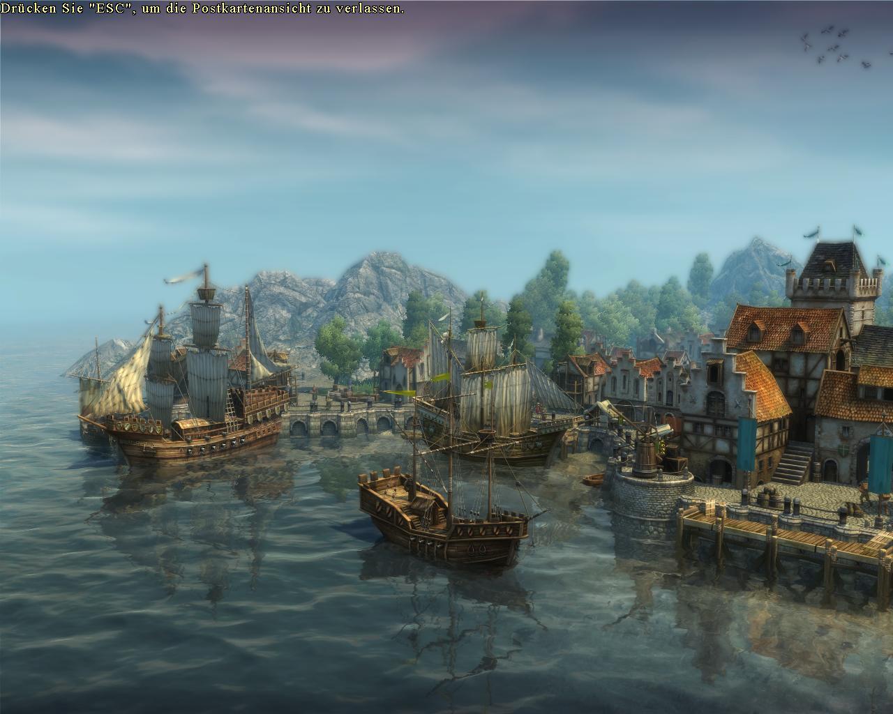 [29/06/2009] Anno 1404 - Qualität des Wassers hoch (alle anderen Werte auf Maximal-Stufe)