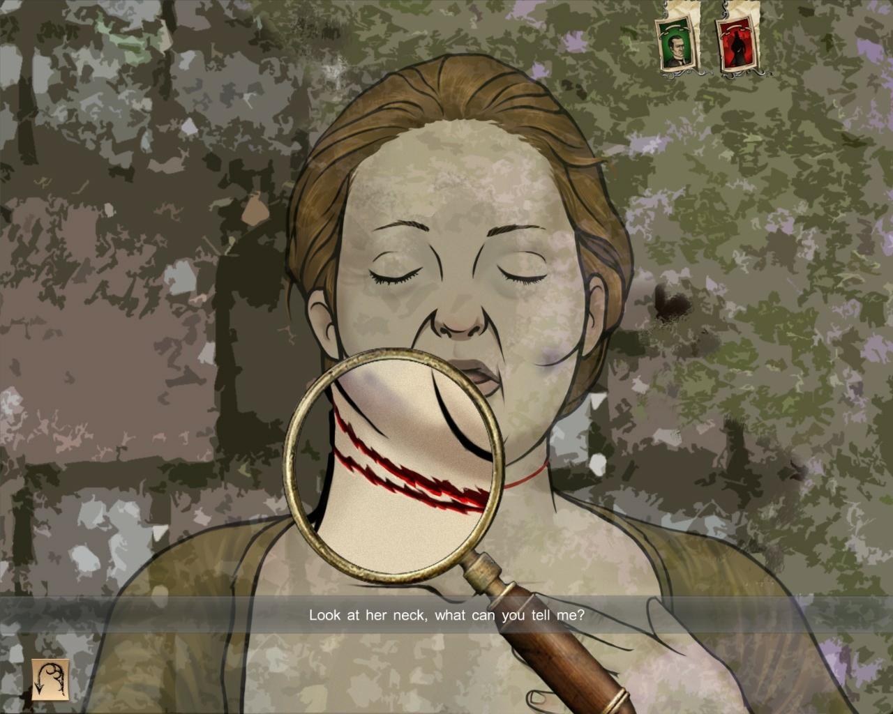 [10/06/2009] Die ermordeten Frauen untersuchen Sie in der Nahansicht mit der L upe, um jeden auch noch so kleinen Hinweis zu entdecken.