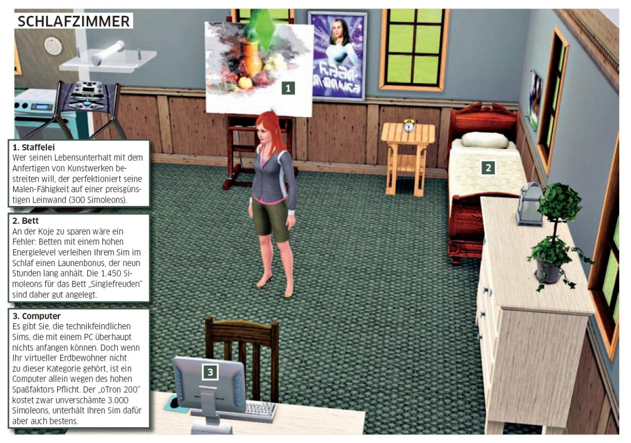 [09/06/2009] Die Sims 3: Optimale Einrichtung für eine Junggesellen-Behausung (2)