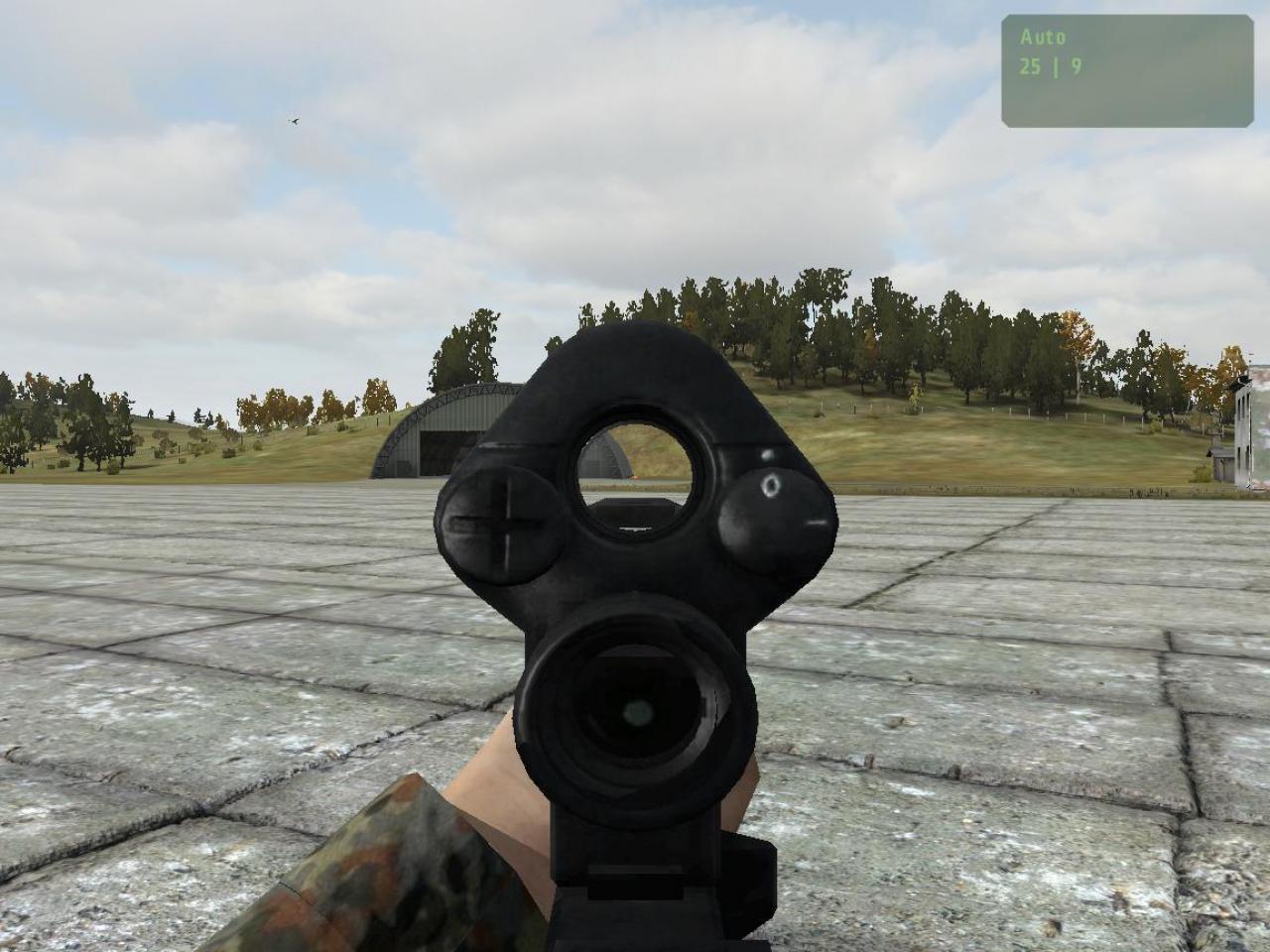 [10/06/2009] Der G36-Visier-Fix stellt das Reflex-Visier der Waffe wieder her. Bohemia Interactive deaktivierte es im Zuge von Patch 1.01.