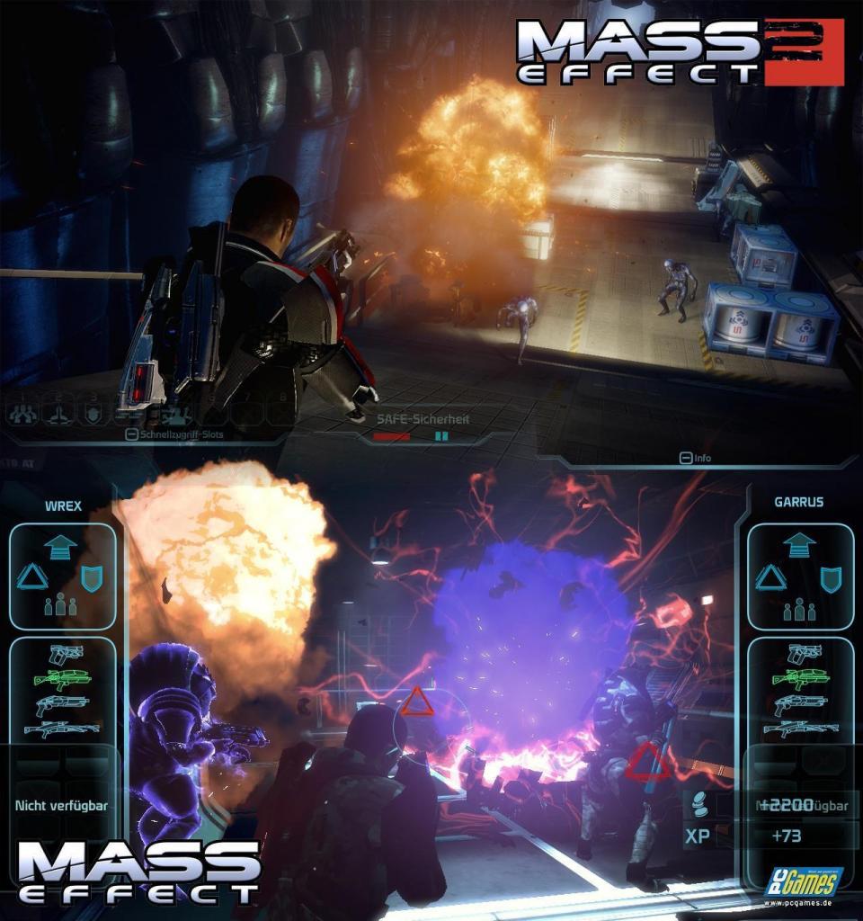 [20/06/2009] Die Explosionen in Mass Effect und Mass Effect 2 im Bildervergleich.