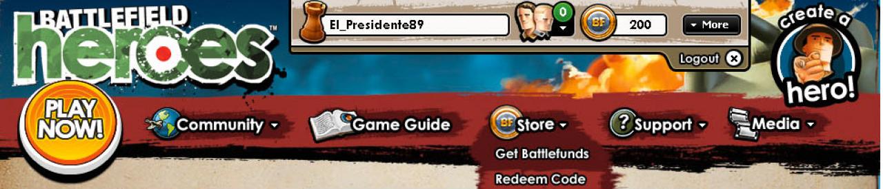 [29/07/2009] 2. EINLÖSEN: Wählen Sie im Menü den Punkt „Store“ an und klicken Sie auf „Redeem Code“.