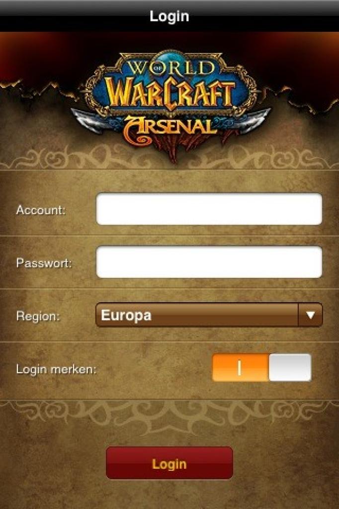 [17/07/2009] Das World of Warcraft-Arsenal als mobiles Arsenal für das iPhone. (1)