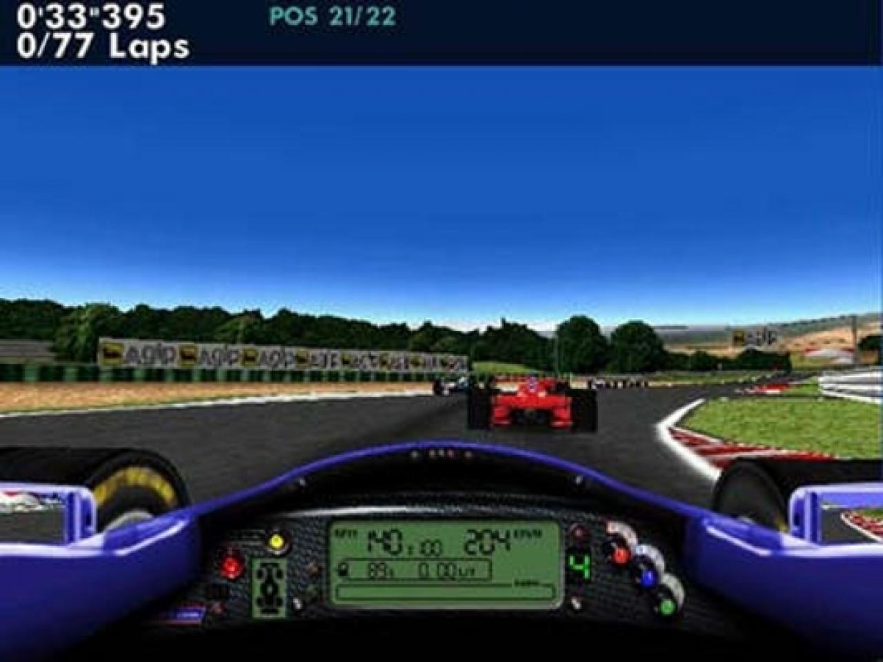 [24/07/2009] F1 Racing Simulation (Release: 1997; Plattform: PC; F1-Lizenz von: 1996).