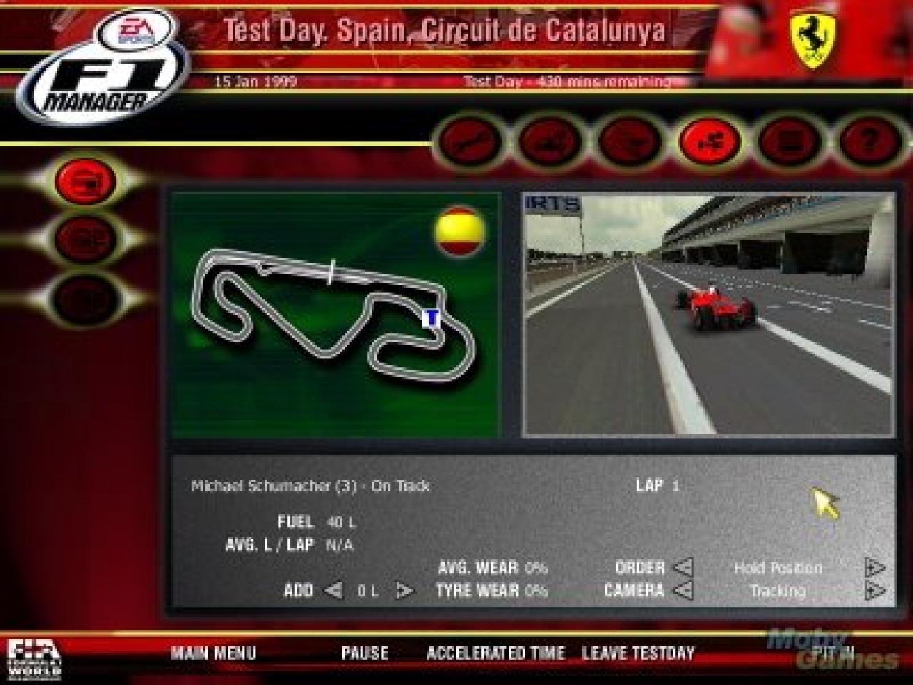 [24/07/2009] F1 Manager 2000 (Release: 2000; Plattform: PC; F1-Lizenz von 2000).