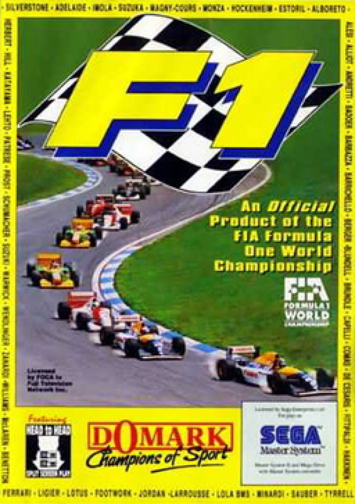 [24/07/2009] Formula One (Release: 1993, Plattformen: DOS, Sega-Systeme, Amiga; F1-Lizenz von: 1993).