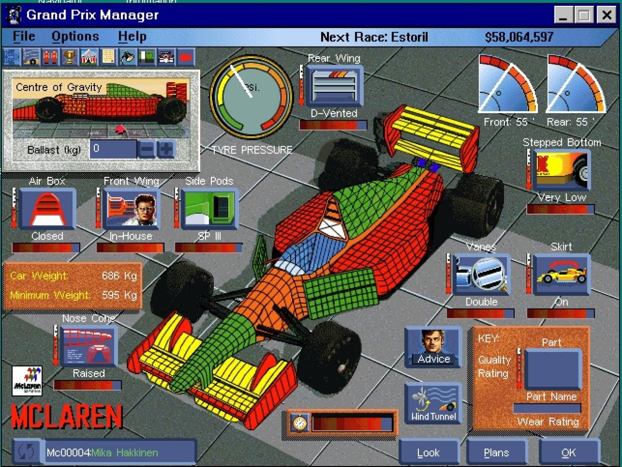 [24/07/2009] Grand Prix Manager (Release: 1995; Plattform: DOS; F1-Lizenz von: 1995).