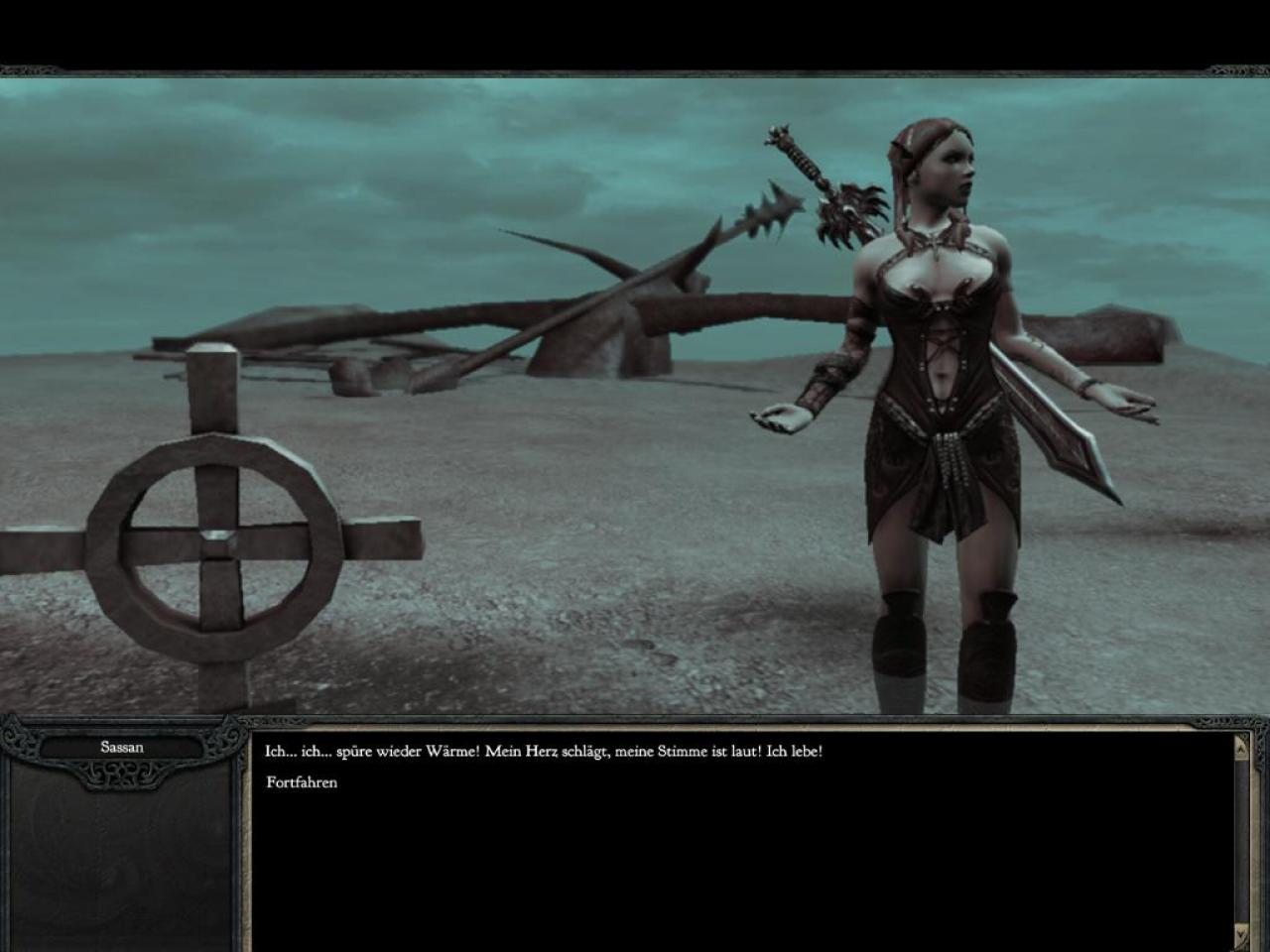 [24/07/2009] Divinity 2 - Lösung, weiterführender Screenshot: Der Geist von Sassan.