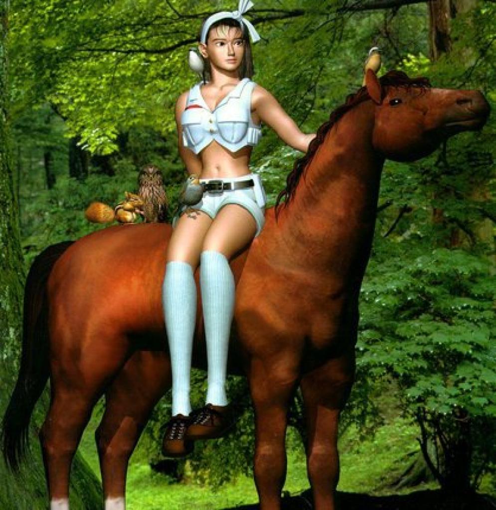 [17/07/2009] Jun Kazama aus Tekken 2 (1996) als Render-Artwork