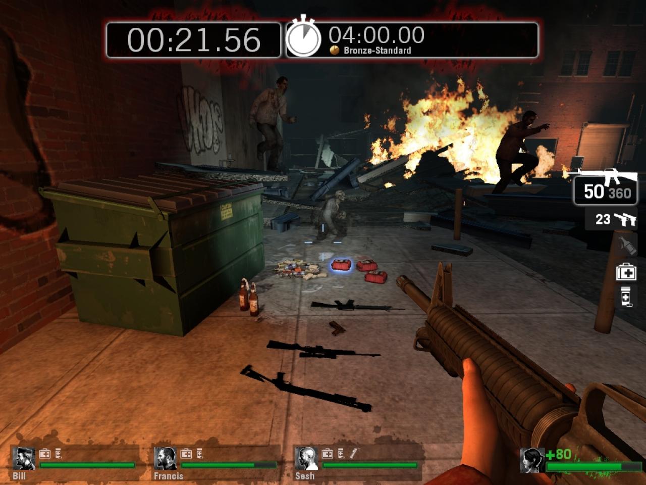 [14/07/2009] Left 4 Dead (dt.) >>> Die deutsche Version von Left 4 Dead verzichtet auf abgetrennte Gliedmaßen, in der Xbox-360-Fassung ist das Blut gar grün und die Leichen verschwinden umgehend blinkend. Verschmerzbar? Oder ein Atmosphäre-Killer?