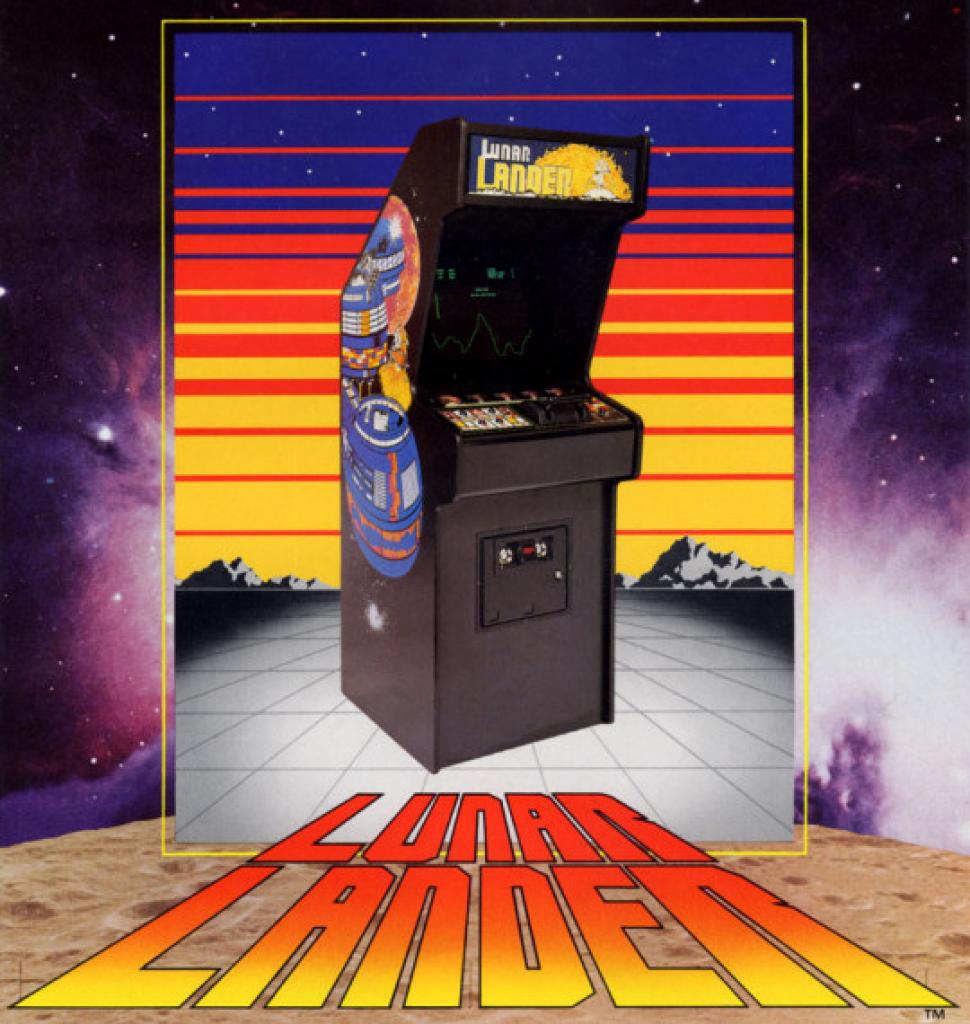 [21/07/2009] Ein Lunar Lander Arcade-Automat von Atari, Ende der 1970er-Jahre.