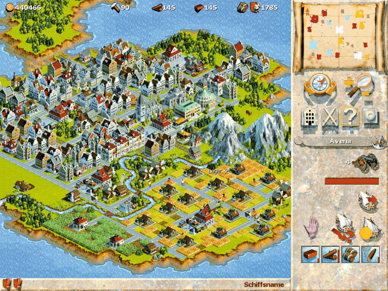 [24/07/2009] Anno 1602: Über die recht schlichte Präsentation, tröstete der hohe Wuselfaktor hinweg.