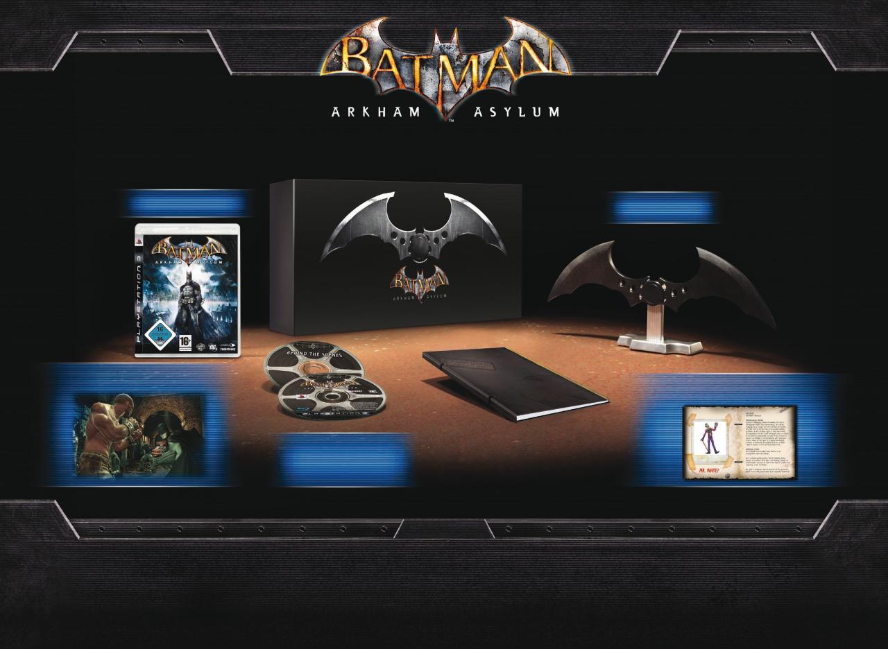 [15/07/2009] Die Collector's Edition von Batman: Arkham Asylum.